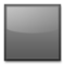 Black Square Button emoji on LG